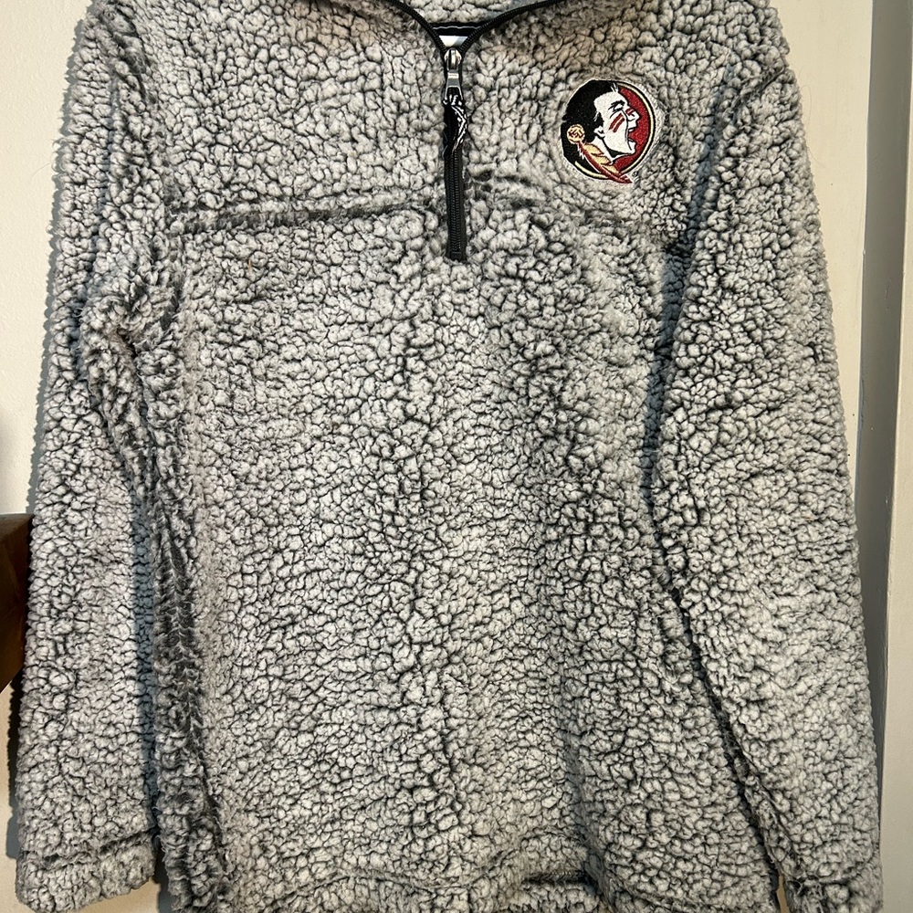 Boxercraft Gray Sherpa Fleece Quarter-Zip